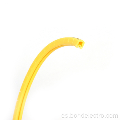 Marcador de corbata de cable de material de PVC